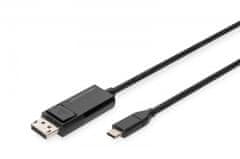 Digitus USB Type C / DisplayPort dvosmjerni adapter kabel 8K 30Hz 2m
