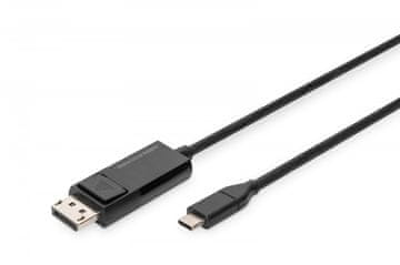 Digitus USB Type C / DisplayPort dvosmjerni adapter kabel 8K 30Hz 2m