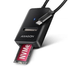 AXAGON Adm2-cm adapter usb3.2 gen 2 m.2 nvme/sata ssd 10cm usb-c kabel