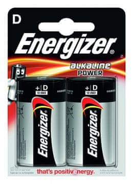 Energizer Baterija alkalna power alkalna d lr20 2 kom. blister