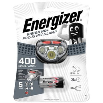 Energizer Naglavna svjetiljka vision focus 400 lumena 35h rada na baterije