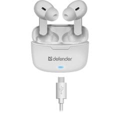 Defender Defender slušalice bluetooth twins 903 ušne bijele 63903