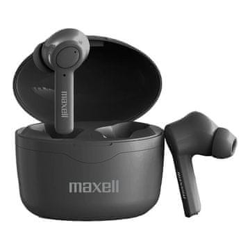 Maxell Maxell Bass 13 Sync Up bežične slušalice u uhu, crne, s kutijom za punjenje