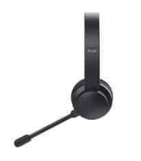 Trust Bežične slušalice ayda wireless enc black