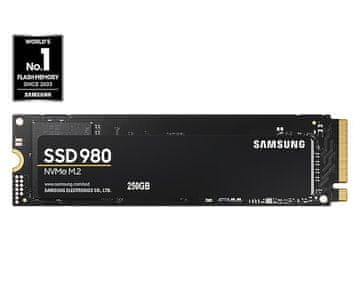 slomart SSD disk Samsung 980 250 GB M.2 2280 PCIe x4 Gen3 NVMe (MZ-V8V250BW)