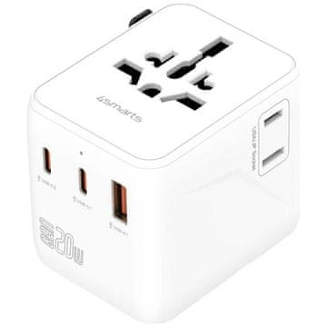 slomart Putni adapter 20W GaN Nomad 2xUSB-C + 1xUSB-A