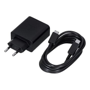 slomart Samsung 50W adapter za napajanje duo, crni