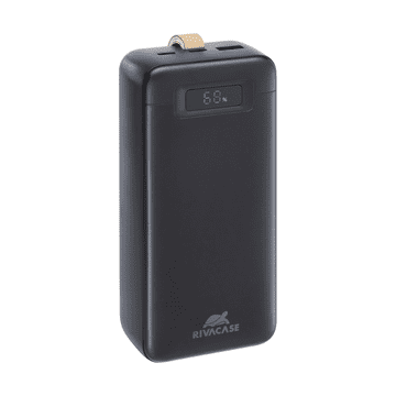 RivaCase VA1083 Turbo QC / 3.0 PD prijenosna baterija powerbank 30000 mAh moć 65W - crna