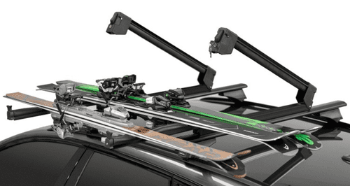 Aluminijast nosilec za smuči z drsnim podnožjem