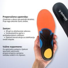 Orthexa Sportski ulošči - Active - S (34-37)