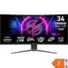 MSI Zaslon MPG 346CQRF X24 34" / UWQHD / 240Hz / 0,5ms / zakrivljen / HDR400 / USB-C 98W / podesiv po visini / crni