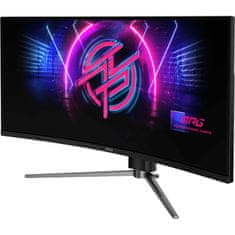 MSI Zaslon MPG 346CQRF X24 34" / UWQHD / 240Hz / 0,5ms / zakrivljen / HDR400 / USB-C 98W / podesiv po visini / crni