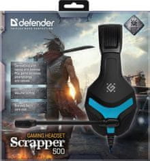 Defender Scrapper 500 gaming slušalice – crno/plave