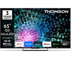 Thomson 65MG7C15 4K UHD MiniLED TV, GoogleTV, 144Hz, Dolby