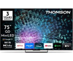 Thomson 75MG7C15 4K UHD MiniLED TV, GoogleTV, 144Hz, Dolby