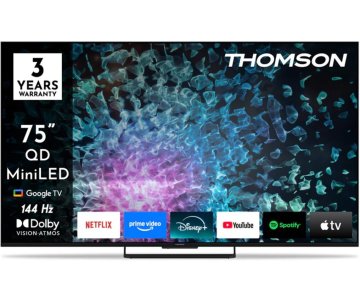 Thomson 75MG7C15 4K UHD MiniLED TV, GoogleTV, 144Hz, Dolby