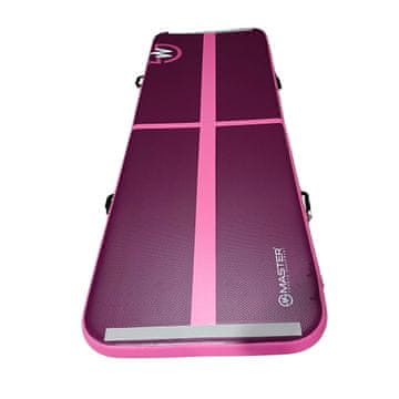 Master Master Airtrack prostirka na napuhavanje 300 x 100 x 10 cm - ljubičasto-roza