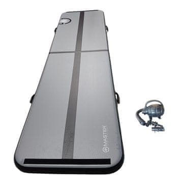 Master Master Airtrack S-Pro prostirka na napuhavanje 600 x 150 x 20 cm - antracit - crna