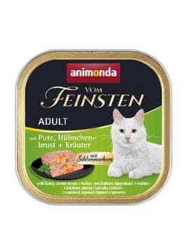 Animonda Animonda vom feinsten classic cat puretina, pileća prsa i začinsko bilje - mokra hrana za mačke - 100g
