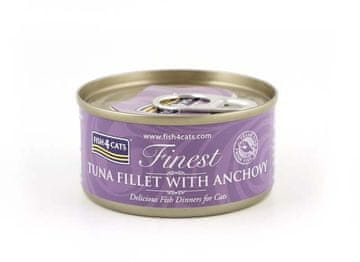 Fish4Dogs Fish4cats finest filet s tunom i inćunima 70g
