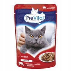 PreVital PREVITAL Govedina u želeu - mokra hrana za mačke - 100g