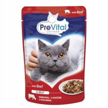 PreVital Prevital govedina u želeu za mačke 100g