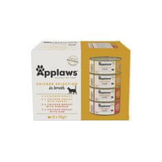 Applaws Applaws konzerva za mačke multipak pileća kolekcija 12x70g