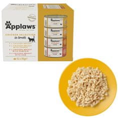 Applaws Applaws konzerva za mačke multipak pileća kolekcija 12x70g