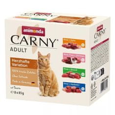 Animonda ANIMONDA Carny Adult Mješavina okusa - mokra hrana za mačke, 8x85g