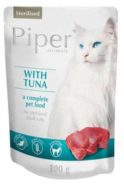 DOLINA NOTECI Dolina Noteci Piper sterilizirana s tunom - mokra hrana za sterilizirane mačke - 100g