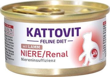 Kattovit Kattovit niere/renal feline janjetina konzerva 85g za mačke