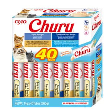 Inaba Inaba churu varietes tuna voće m- mačka 40x14 g