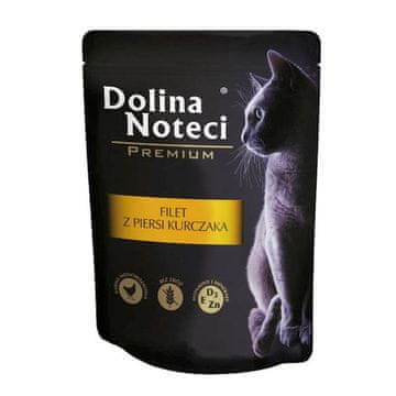 DOLINA NOTECI Filet z piersi kurczaka Dnp mokry za mačke 85g