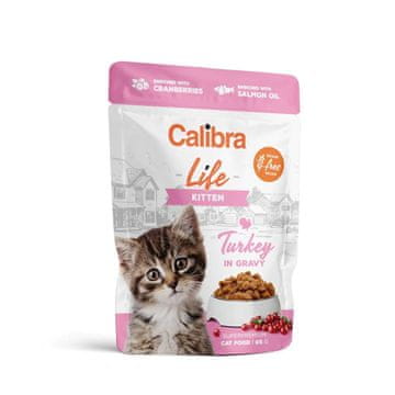 Calibra Calibra vrećica za mačiće, puretina u umaku, 85g
