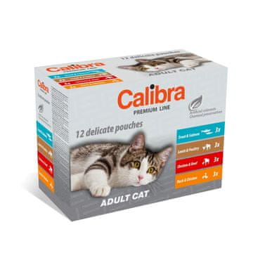 Calibra Calibra cat premium adult multipack 12x100g