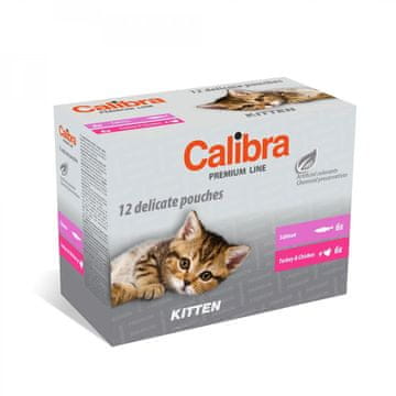 Calibra Calibra cat premium kitten multipack 12x100g