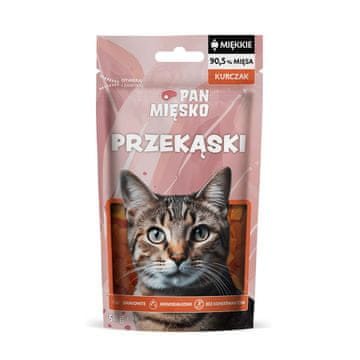 Pan Mięsko Pan mięsko przysmak dla kota przekąski kurczak 50g