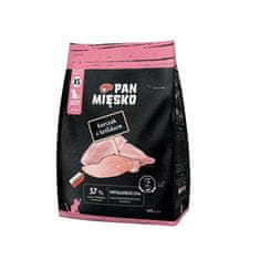 PMI PAN MIĘSKO Piletina s kunićem XS - Suha hrana za mačke - 400g