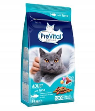 PreVital Prevital tuna suha hrana za mačke 1,4kg