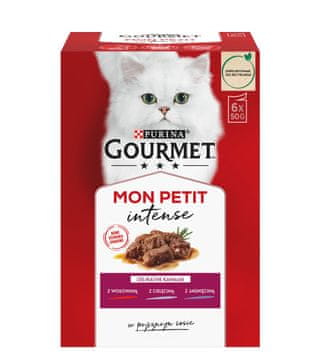 slomart Gourmet mon petit mix mesni - mokra hrana za mačke - 6 x 50 g