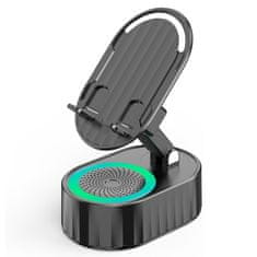 VYZIO® Držač pametnog telefona s punjenjem i RGB svjetlom | MOBIBASE