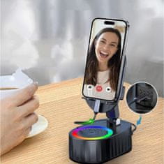 VYZIO® Držač pametnog telefona s punjenjem i RGB svjetlom | MOBIBASE