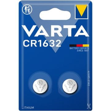 Varta CR1632 3V litijeve gumbaste baterije 2 kom