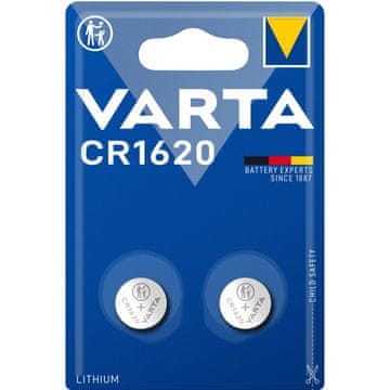 Varta CR1620 3V litijeve gumbaste baterije 2 kom