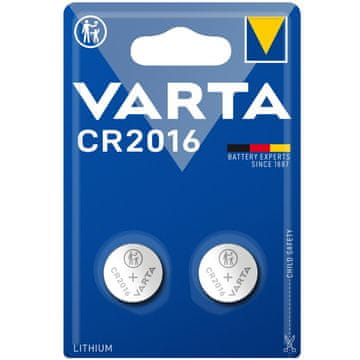 Varta CR2016 3V litijeve gumbaste baterije 2 kom
