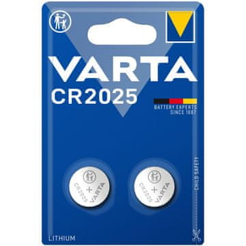 Varta CR2025 3V litijeve gumbaste baterije 2 kom