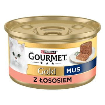 slomart Purina gourmet gold mus s lososom 85g