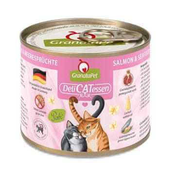 slomart GRANATAPET DeliCATessen losos i morski plodovi - mokra hrana za mačke - 200g