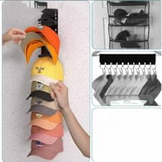 HOME & MARKER® Zidni organizator za kape, štedi prostor, jednostavna montaža, pregledne police | CAPGRAM