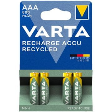 Varta Reciklirane punjive AAA baterije 800 mAh – 4 kom